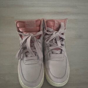 Women's Pink High-Top Sneakers